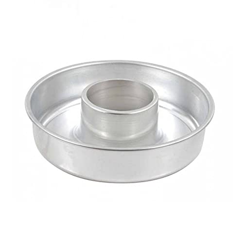 Acan Molde rosca de aluminio antiadherente 21 x 5,8 cm, recipiente para horno redondo para repostería, postres, roscón, bizcochos, tartas, duradero y resistente, diseño clásico