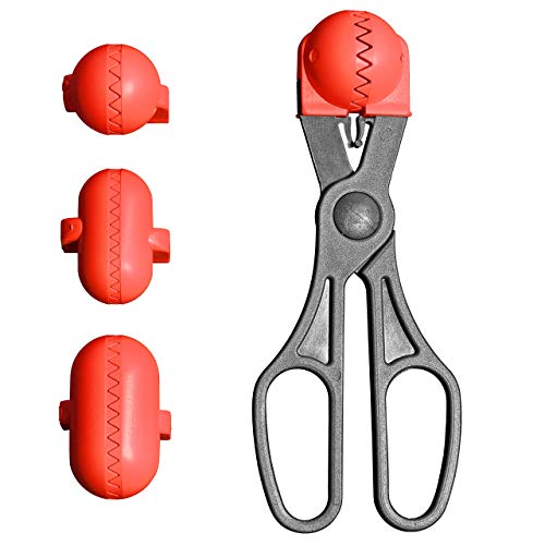 La Croquetera Color Rojo Multiuso con 4 moldes Intercambiables para masas-para croquetas, albóndigas, Bolas, sushi-100% español : Patentado y Fabricado en España, 1 utensilio